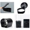 Beisto Large Disposable Cup Dispenser Wall Mounted Plastic Water Dispenser Bathroom Cup Holder Wall Mount for Home Office Gym view 3