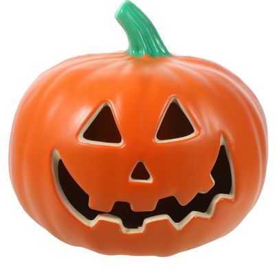 ARTIBETTER Halloween LED Pumpkin Lantern Thanksgiving Light Up Pumpkin 3D Fall Prop with LED Light Halloween Tabletop Decorations Props for Indoor Outdoor Decor