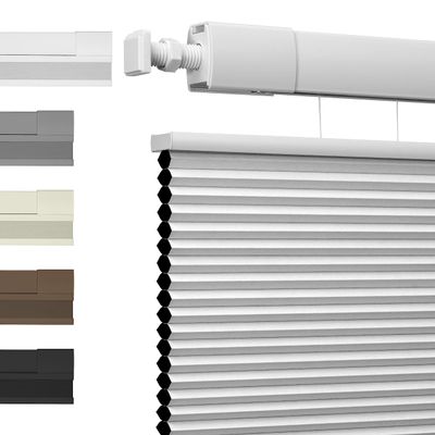 HOTSOON No Drill No Tools Cellular Shades Top Down Bottom Up Cordless Honeycomb Blinds Fabric Blackout Shades for Bedroom Living Room Windows Blinds, White, 52.5" W x 52" H
