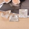 AAKOMA Natural Stone 1PC Natural Crystal Clear Quartz Pyramid Stone Reiki Crystal Point Tower Home Decor Ore Gift view 2