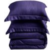 Bed-Bucket Duvet Cover King Zipper Closure Cotton 1000 Thread Count 1 Piece Duvet Cover Set, 100% Long Staple Egyptian Cotton Quilt - (Full/Queen, Navy Blue ) view 1