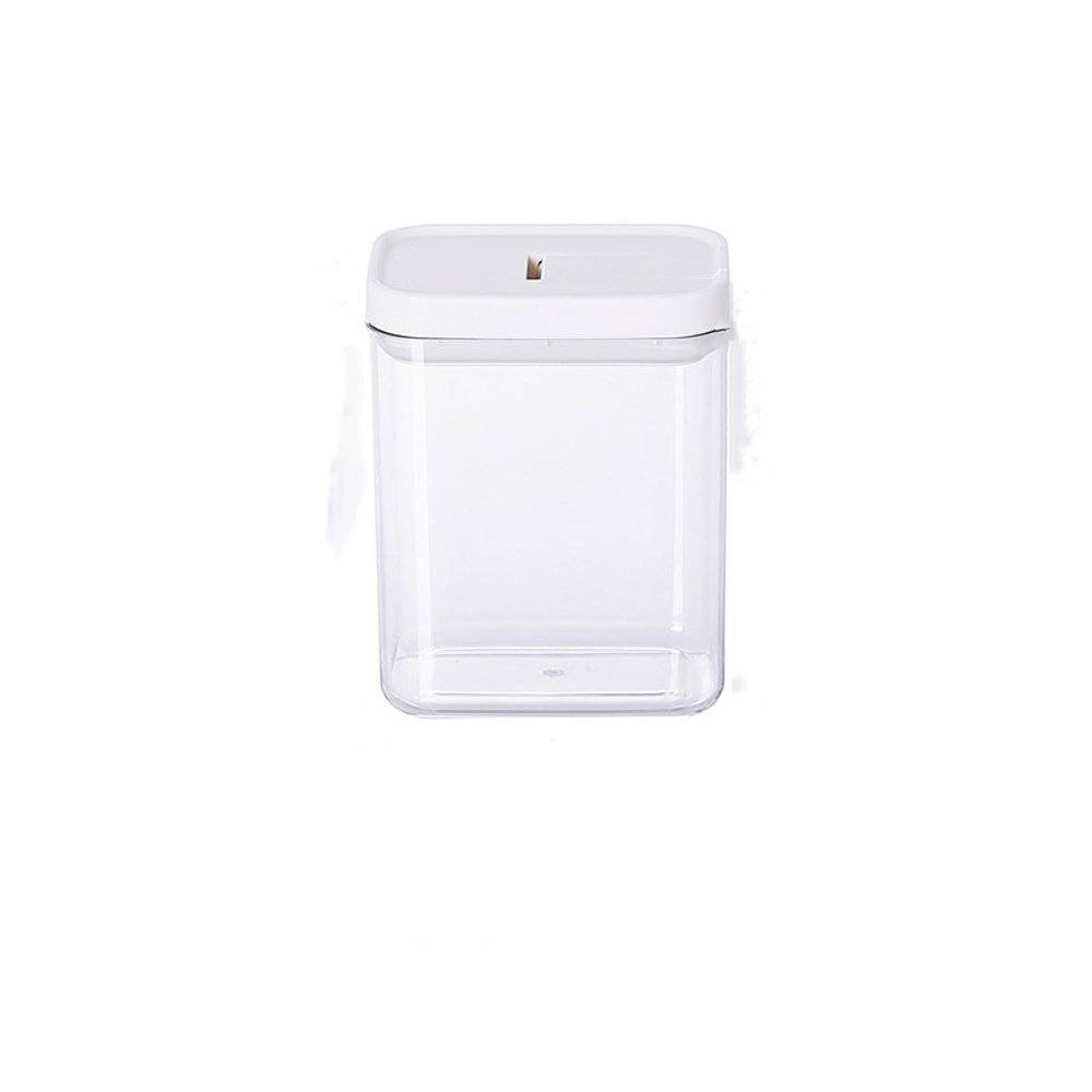 fenvy Airtight jar, Transparent Plastic, Household Kitchen Food Grade Nuts, Oats, Spice Storage Tank, Grain Storage Box 800ML