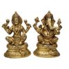 Crafting with Love a Beautiful Brass Lakshmi Ganesh Idol/Statue/showpiece/Home dcor for Diwali Pooja view 1