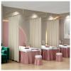 1 Pack Salon Spa Privacy Curtain, Hospitals Condos Beds Partition Wall - Sturdy Metal Track & 2m Tall Drape, 1 Panel Room Divider Screen for Outdoor Patio Indoor Bedroom, 200 230 cm ( Color : Gold Pol view 1