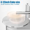 35cm Round Turntable Cake Cream Spreader Adjustable Speed- Smooth Coating Machine for Birthday Cake Cream, Butter Cream, and Jam,B view 3