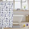 Manfei Airplane Kids Shower Curtains,American Aircraft Tank Toddler Bathroom Curtains for Girls Boys Adults,Racing Car Hand-Painted Sketch Blue White Waterproof Curtains,12 Hooks Suits,72" W x 72" L view 3