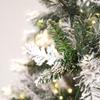 Vickerman 7.5' x 42" Frosted Glacier Pine Artificial Pre-Lit Christmas Tree with Lightly Frosted Tips view 2
