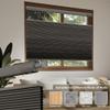 HOTSOON No Drill No Tools Cellular Shades Linen Texture Wrapped Top Down Bottom Up Cordless Honeycomb Blinds Blackout Shades for Bedroom Living Room Windows Blinds, Gray, 61" W x 40" H view 3