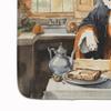 Caroline's Treasures Saint Bernard Fall Kitchen Pumpkins Memory Foam Kitchen Mat Machine Washable Anti-Fatigue Mat Cushion Comfort Bath Mat or Kitchen Rug view 4