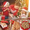 3PCs Gingerbread Man Cookie Cutters, Assorted Size 5.12" 4.13" 3.11" Large Christmas Cookie Cutter Set Molds Holiday Cookies Cutters Shapes,Stainless Steel view 4