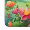 Caroline's Treasures Iowa Wild Prairie Roses in Watercolor Memory Foam Kitchen Mat Machine Washable Anti-Fatigue Mat Cushion Comfort Bath Mat or Kitchen Rug view 4