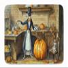 Caroline's Treasures Italian Greyhound Fall Kitchen Pumpkins Memory Foam Kitchen Mat Machine Washable Anti-Fatigue Mat Cushion Comfort Bath Mat or Kitchen Rug view 1