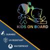 Baby on Board Sign Stickers High Intensity Baby Kids Safety Signs Stickers Kids Safety Warning for Car Bumper Window (Holographic Silver) view 4