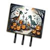 Caroline's Treasures Seasonal More Spooky Halloween Leash Holder Key, Triple Hook, Dinosaurs 2240 view 1