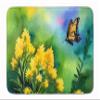 Caroline's Treasures Kentucky Goldenrod in Watercolor Memory Foam Kitchen Mat Machine Washable Anti-Fatigue Mat Cushion Comfort Bath Mat or Kitchen Rug view 1
