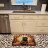 Caroline's Treasures Black Pug Fall Memory Foam Kitchen Mat Machine Washable Anti-Fatigue Mat Cushion Comfort Bath Mat or Kitchen Rug view 2