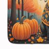 Caroline's Treasures Black Pug Fall Memory Foam Kitchen Mat Machine Washable Anti-Fatigue Mat Cushion Comfort Bath Mat or Kitchen Rug view 4