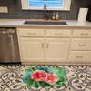 Caroline's Treasures Alabama Camellia in Watercolor Memory Foam Kitchen Mat Machine Washable Anti-Fatigue Mat Cushion Comfort Bath Mat or Kitchen Rug view 2