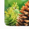 Caroline's Treasures Maine White Pine Cone and Tassels in Watercolor Memory Foam Kitchen Mat Machine Washable Anti-Fatigue Mat Cushion Comfort Bath Mat or Kitchen Rug view 4