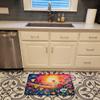 Caroline's Treasures Lisianthus in Color Memory Foam Kitchen Mat Machine Washable Anti-Fatigue Mat Cushion Comfort Bath Mat or Kitchen Rug view 2