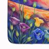 Caroline's Treasures Lisianthus in Color Memory Foam Kitchen Mat Machine Washable Anti-Fatigue Mat Cushion Comfort Bath Mat or Kitchen Rug view 4