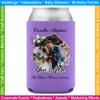 Personalized Photo You and Me Classic Wedding Full Color Can Coolers (Dusty Rose) view 3