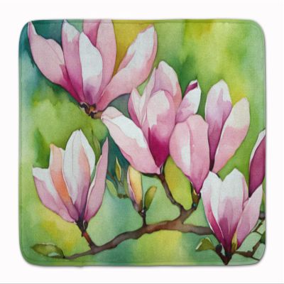Caroline's Treasures Mississippi Magnolia in Watercolor Memory Foam Kitchen Mat Machine Washable Anti-Fatigue Mat Cushion Comfort Bath Mat or Kitchen Rug