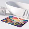 Caroline's Treasures Freesia in Color Memory Foam Kitchen Mat Machine Washable Anti-Fatigue Mat Cushion Comfort Bath Mat or Kitchen Rug view 3