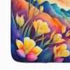 Caroline's Treasures Freesia in Color Memory Foam Kitchen Mat Machine Washable Anti-Fatigue Mat Cushion Comfort Bath Mat or Kitchen Rug view 4
