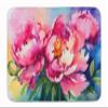 Caroline's Treasures Peonies in Watercolor Memory Foam Kitchen Mat Machine Washable Anti-Fatigue Mat Cushion Comfort Bath Mat or Kitchen Rug view 1