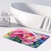 Caroline's Treasures Peonies in Watercolor Memory Foam Kitchen Mat Machine Washable Anti-Fatigue Mat Cushion Comfort Bath Mat or Kitchen Rug view 3