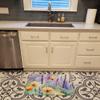 Caroline's Treasures Lavender in Watercolor Memory Foam Kitchen Mat Machine Washable Anti-Fatigue Mat Cushion Comfort Bath Mat or Kitchen Rug view 2