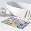 Caroline's Treasures Lavender in Watercolor Memory Foam Kitchen Mat Machine Washable Anti-Fatigue Mat Cushion Comfort Bath Mat or Kitchen Rug view 3
