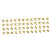 48pcs Gold Star Cutouts for Decoration Adorable Paper Five-Point Stars for Bulletin Board Wall Decor Holiday Parties and Weddings Lightweight and Unique Design view 1