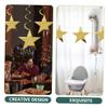48pcs Gold Star Cutouts for Decoration Adorable Paper Five-Point Stars for Bulletin Board Wall Decor Holiday Parties and Weddings Lightweight and Unique Design view 4