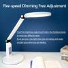 HYQFSAD LED Desk Lamp with 45-Minute timed Breaks, 4000K Warm White Light Multifunctional Touch Desk Lamps, 15W Architect Task Lamp for Home Office and Study (Color : White) view 2