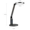 HYQFSAD LED Desk Lamp with 45-Minute timed Breaks, 4000K Warm White Light Multifunctional Touch Desk Lamps, 15W Architect Task Lamp for Home Office and Study (Color : White) view 3