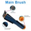 11Pcs Replacement Part Accessories Set for Shark RV2310 Vacuum Robot, 1 Main Brush 1 HEPA Filter 8 Side Brushes 1 Cleaning Brush view 3