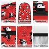 Cute Panda Red Mixer Cover Dustproof Animal Stand Mixer Covers Compatible with 6/7/8 Quart Kitchen Mixer, 4 Pockets for Mixer Accessories view 4