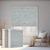 Boolegon Blackout Roller Window Shades Cordless Striped Jacquard Luxury Style Roller Blinds with Cassette Valance Thermal Insulated Roll Up Blinds for Windows, Door, Gray, 20" W x 44" H view 1