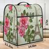 Kitchen Aid Mixer Covers for Stand Mixer Paris Post Card Kitchen Mixer Cover Compatible with 6-8 Quarts Mixer Dust-proof Stand Mixer Cover with Accessory Pockets view 3