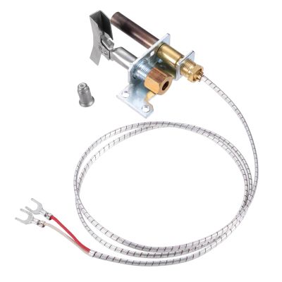 750mV Thermopile Pilot Burner 1/4" Inlet NG LPG Orifices for Gas Fryers