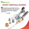 750mV Thermopile Pilot Burner 1/4" Inlet NG LPG Orifices for Gas Fryers view 4