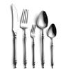 UKBYN Silverware Flatware Set Stainless Steel Mirror Polished - 40 Piece Silverware Utensil Set Dinner Cutlery Eating Utensils Fork Knife Spoon Dinner for Daily Use Party, Tableware Service for 8 view 1