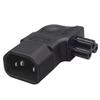 JORINDO Right Angle IEC320 C14 Male to C5 Female Power Adapter view 1