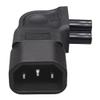 JORINDO Right Angle IEC320 C14 Male to C5 Female Power Adapter view 3