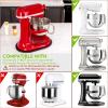 Stand Mixer Mat Compatible with Kitchenaid Bowl Lift 5-8 Qt Stand Mixer Kitchenaid Mixer Accessories, Appliance Sliders for Kitchen Appliance Wood Sliding Tray for Stand Mixer view 2