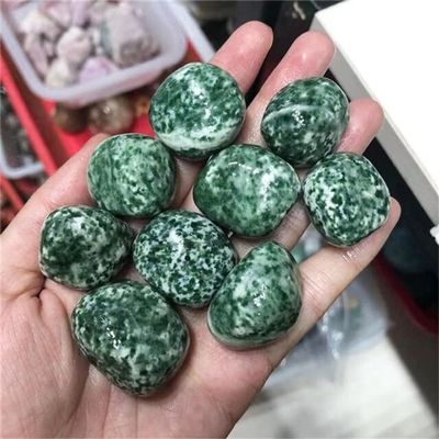 PEKMAR Price Crystals Stone Green Jade Oval Irregular Tumbled Stones for Decoration - (Color: 100g, Size: Approx 20-30mm)