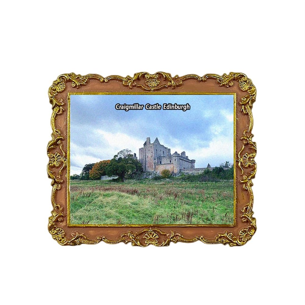Craigmillar Castle Edinburgh Scotland UK Refrigerator Magnet 3D Travel Souvenir Fridge Decoration Magnetic Sticker Craft Collection