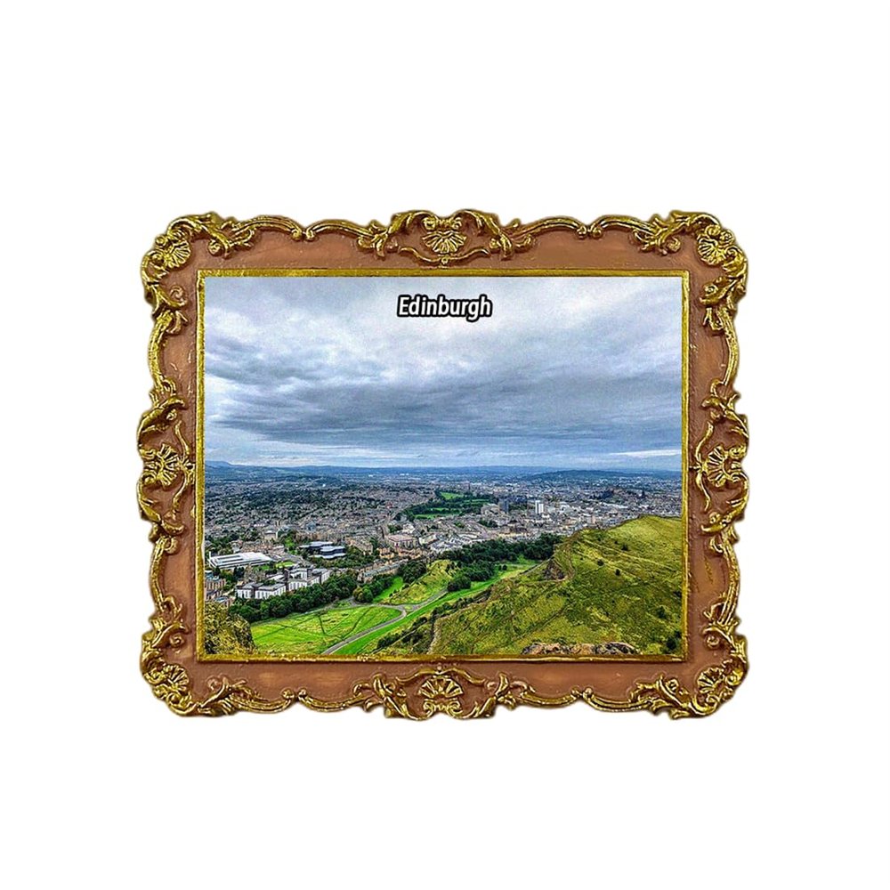 Edinburgh Scotland UK Refrigerator Magnet 3D Travel Souvenir Fridge Decoration Magnetic Sticker Craft Collection